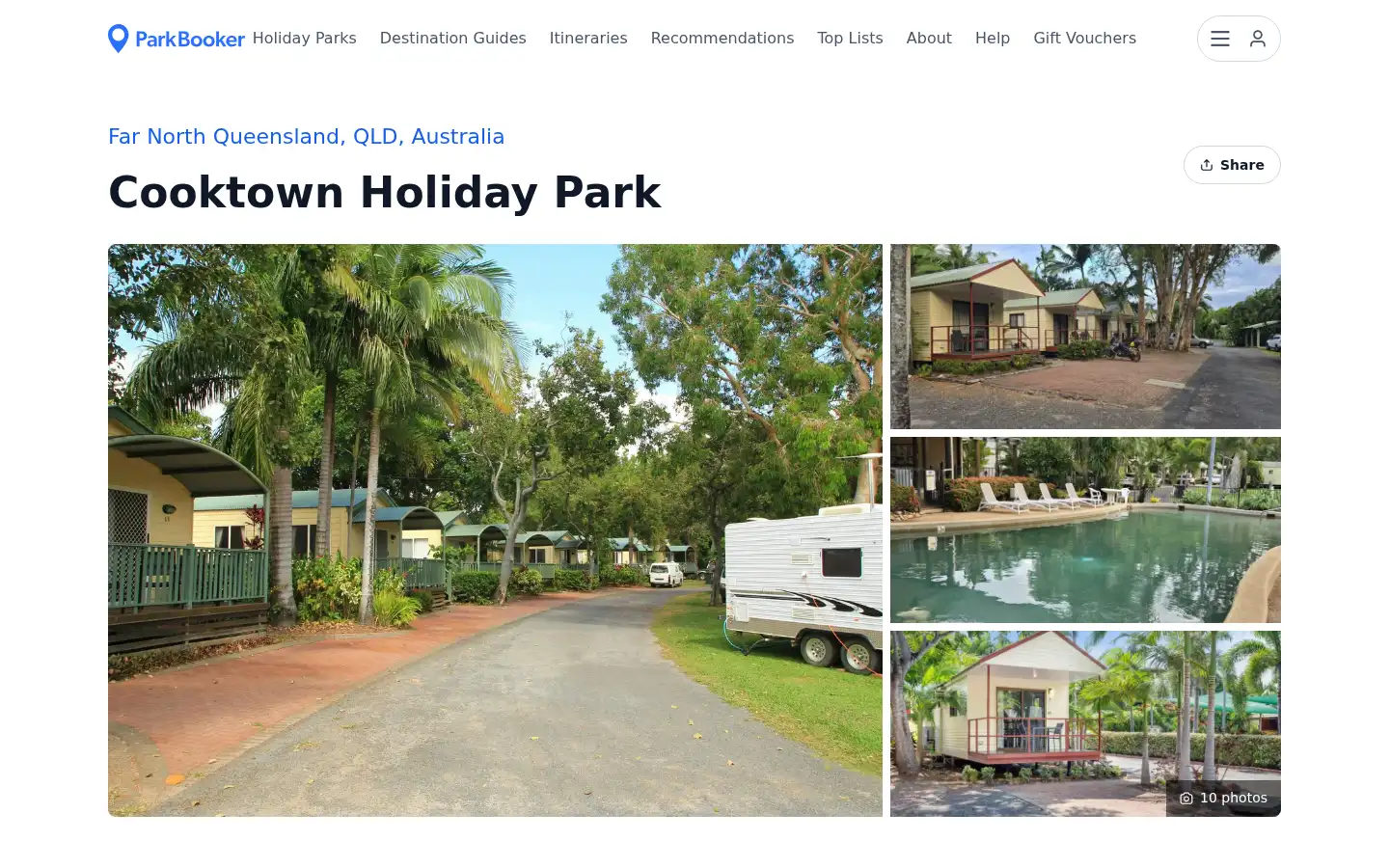 Screenshot of parkbooker.com
