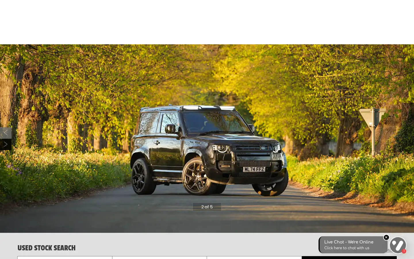 Screenshot of parkerprestige.co.uk