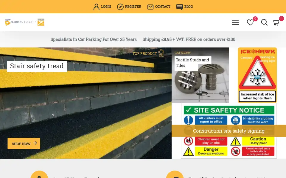 Screenshot of parkingshopdirect.com