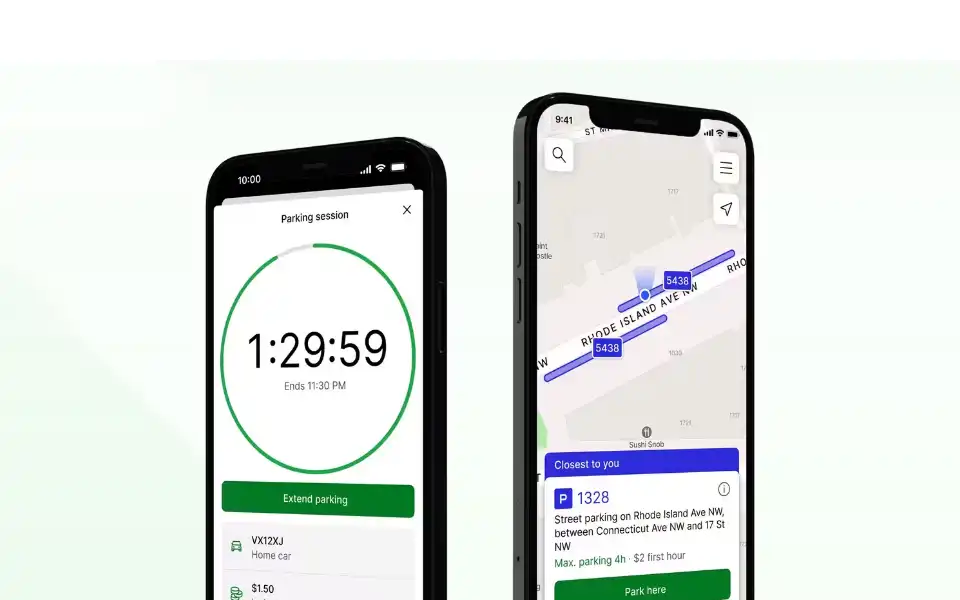 Screenshot of parkmobile.com