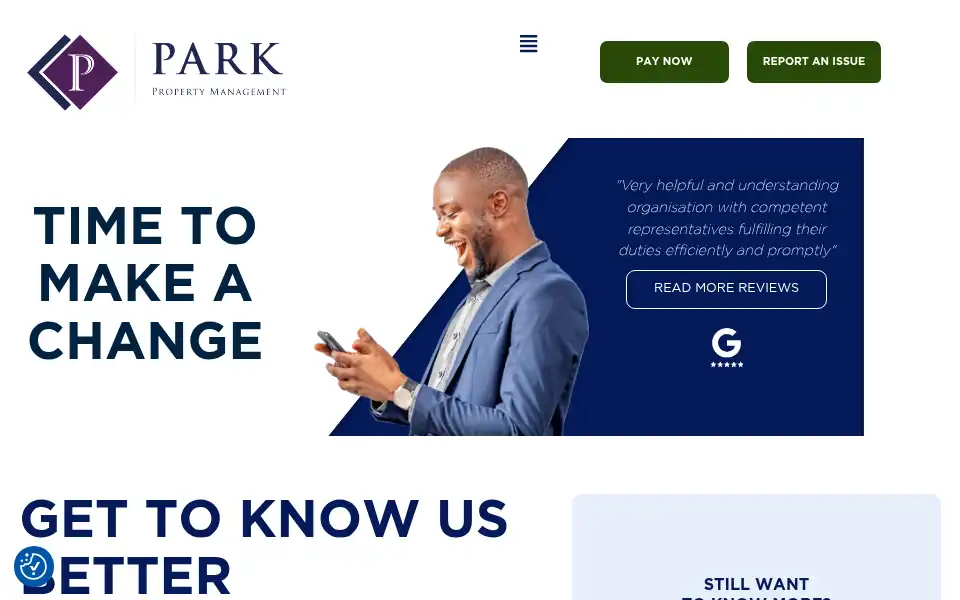 Screenshot of parkpm.co.uk