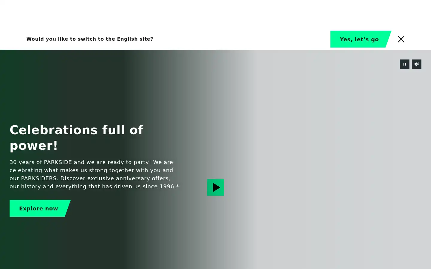 Screenshot of parkside-diy.com