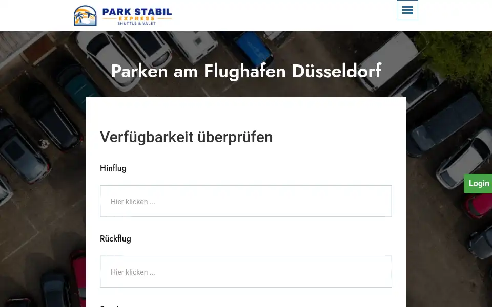 Screenshot of parkstabil.de