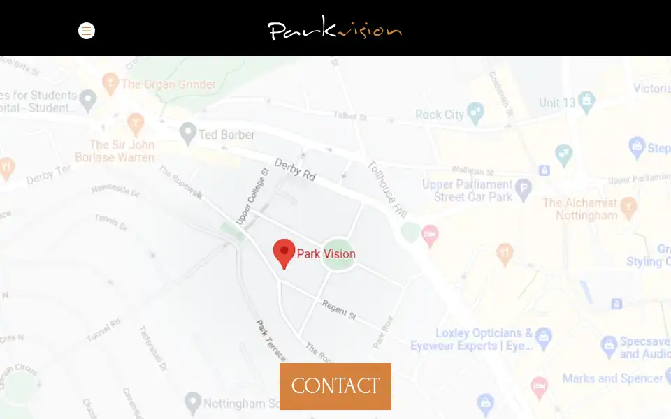Screenshot of parkvisionnottingham.co.uk