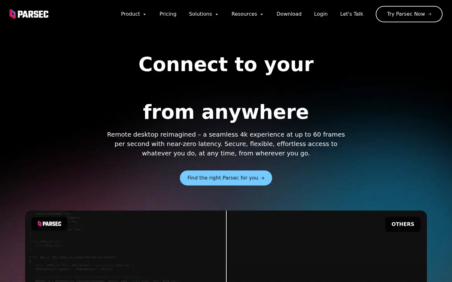 Screenshot of parsecgaming.com