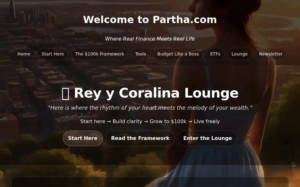 Screenshot of partha.com