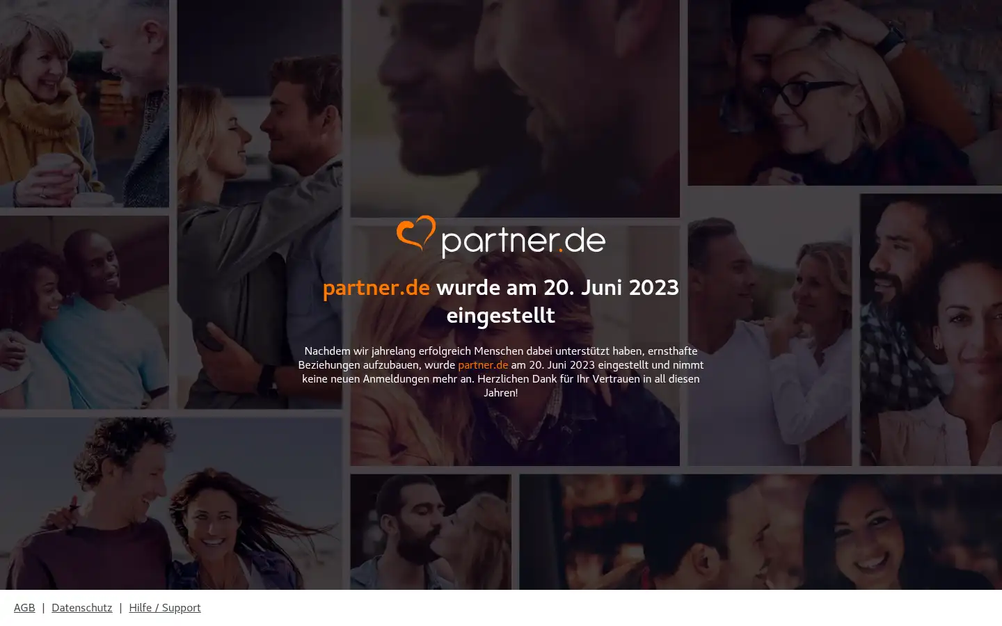 Screenshot of partner.de