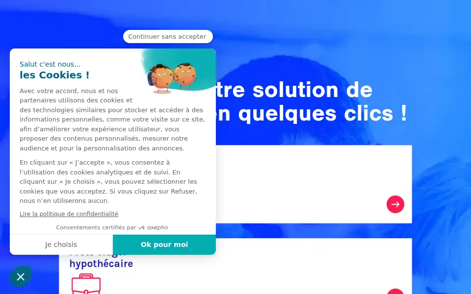 Screenshot of partners-finances.fr