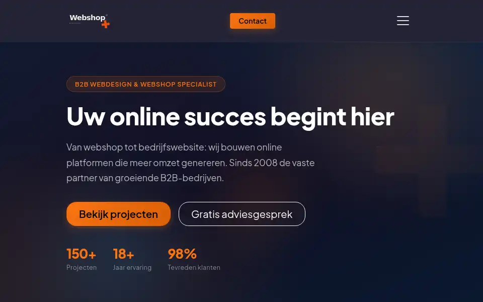 Screenshot of partnershopper.nl