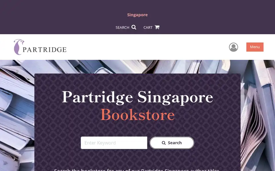 Screenshot of partridgepublishing.com