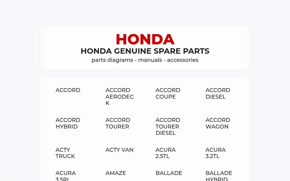 Screenshot of parts-honda.uk