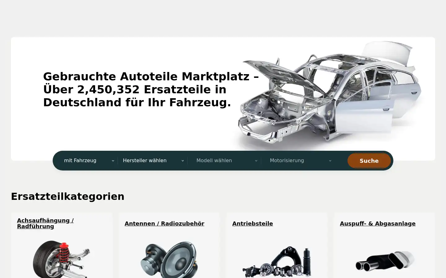Screenshot of partsbit.de