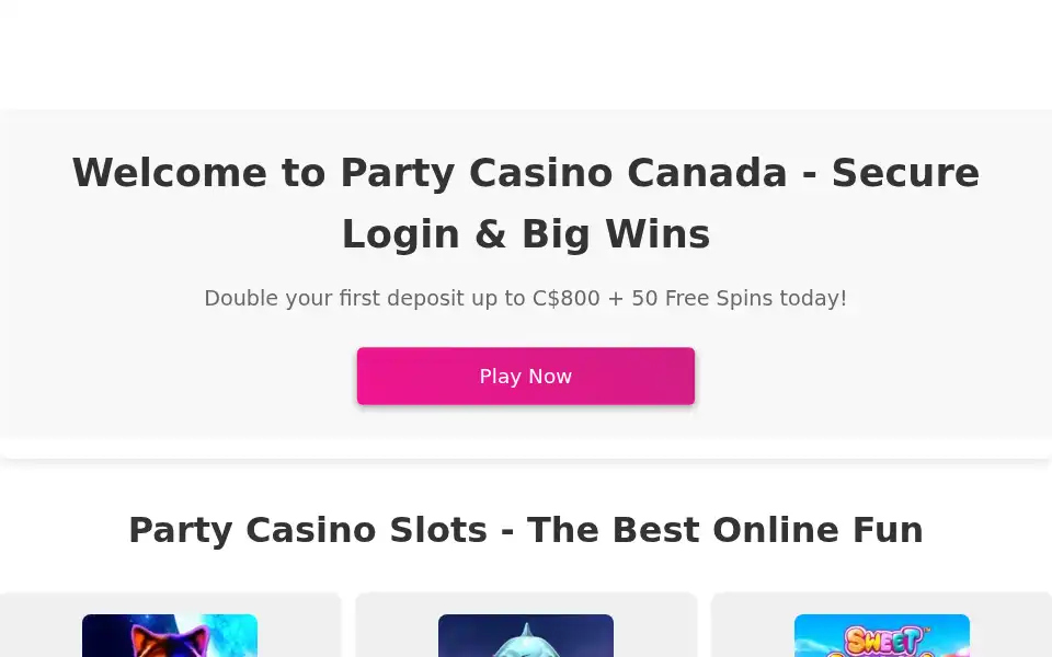 Screenshot of party-casino-canada-7.com
