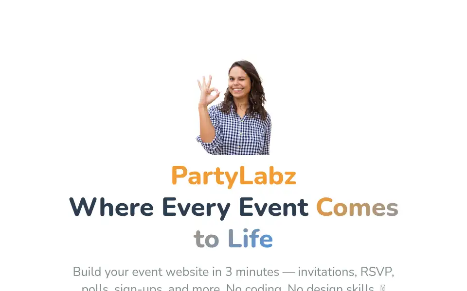 Screenshot of partylabz.com