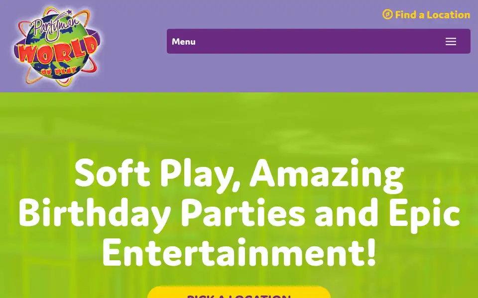 Screenshot of partymanworld.co.uk