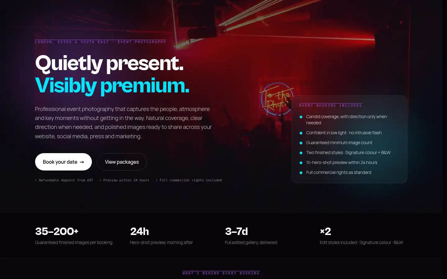 Screenshot of partypixelphoto.com