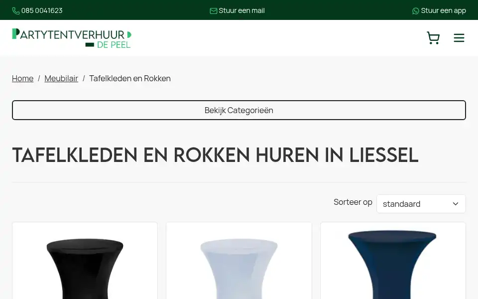 Screenshot of partytentverhuur-depeel.nl