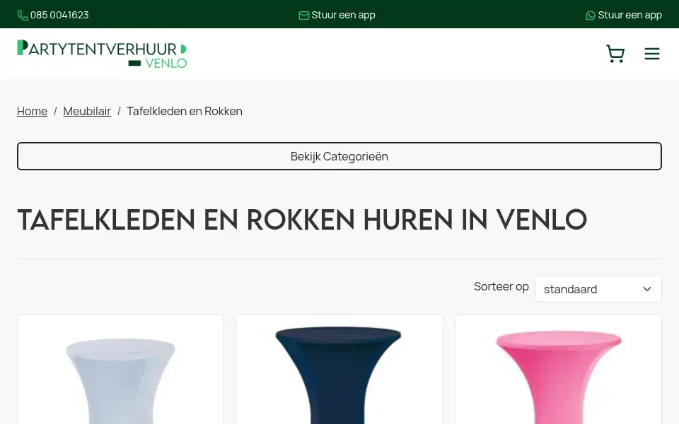 Screenshot of partytentverhuur-venlo.nl