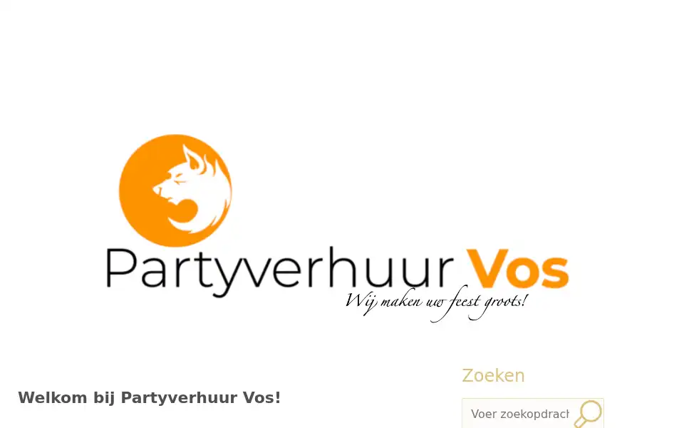 Screenshot of partyverhuurvos.com