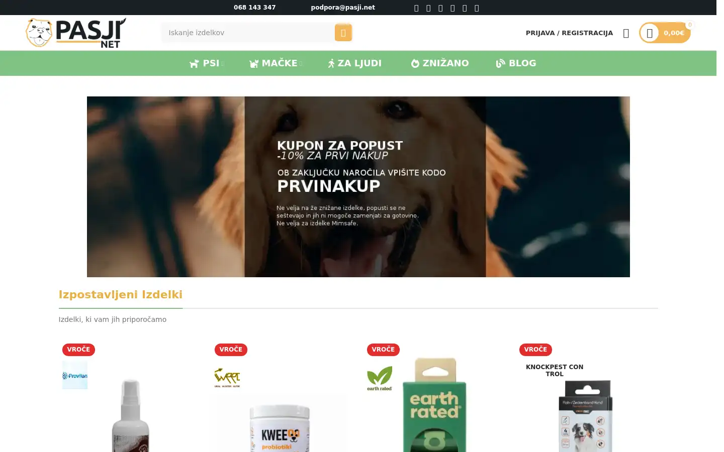 Screenshot of pasji.net