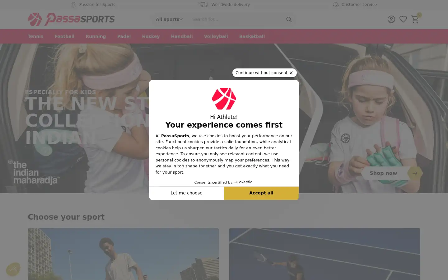Screenshot of passasports.com