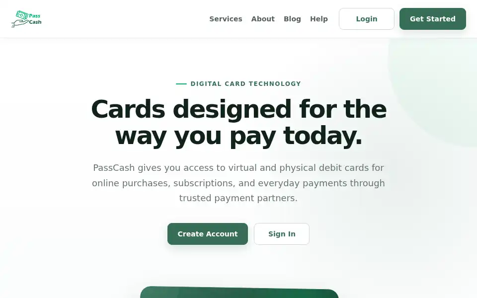 Screenshot of passcash.org