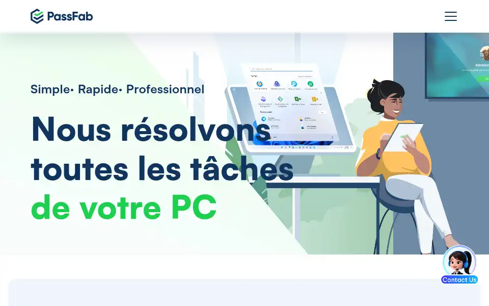 Screenshot of passfab.fr