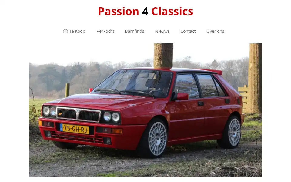 Screenshot of passion4classics.eu