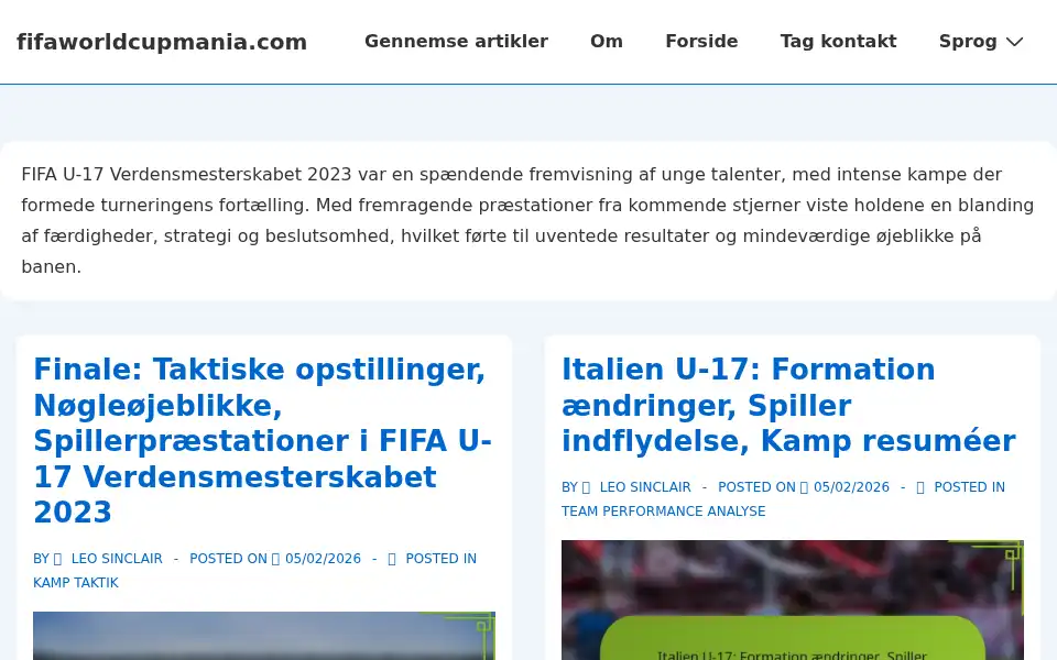 Screenshot of passionperformance.dk