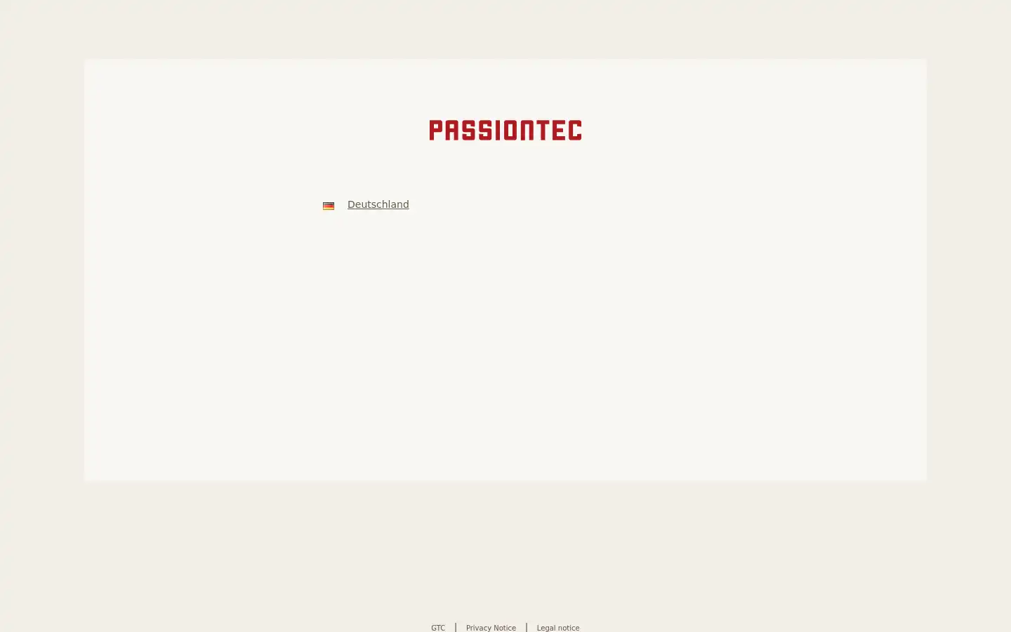 Screenshot of passiontec.ch