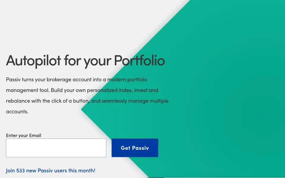 Screenshot of passiv.com