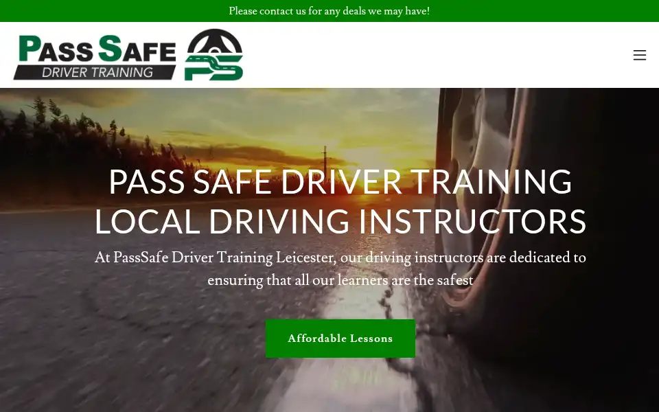 Screenshot of passsafe.co.uk