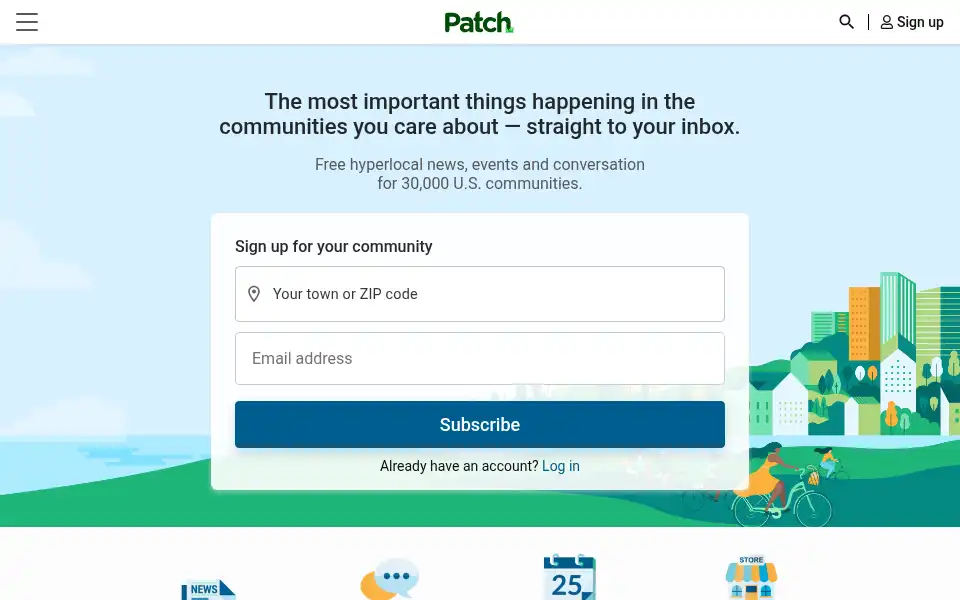 Screenshot of patch.com