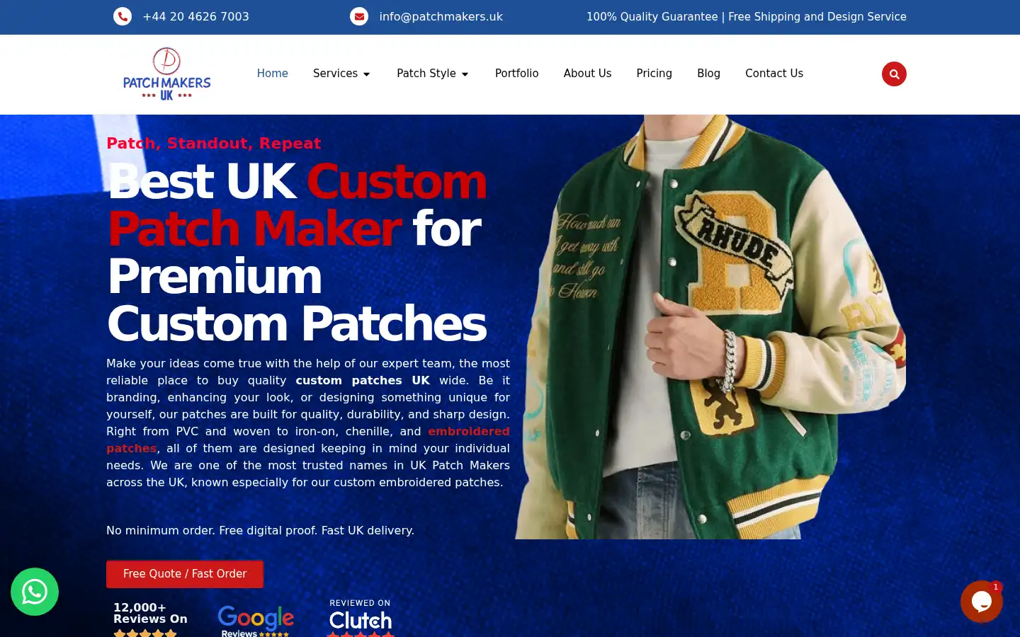 Screenshot of patchmakers.uk