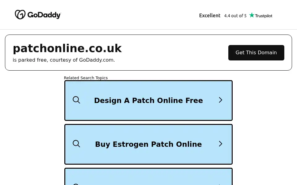 Screenshot of patchonline.co.uk