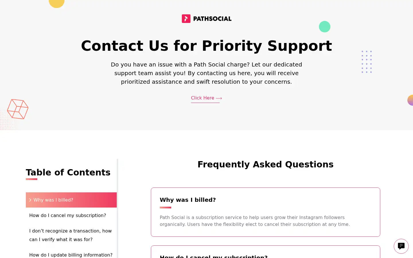Screenshot of pathsocial.co