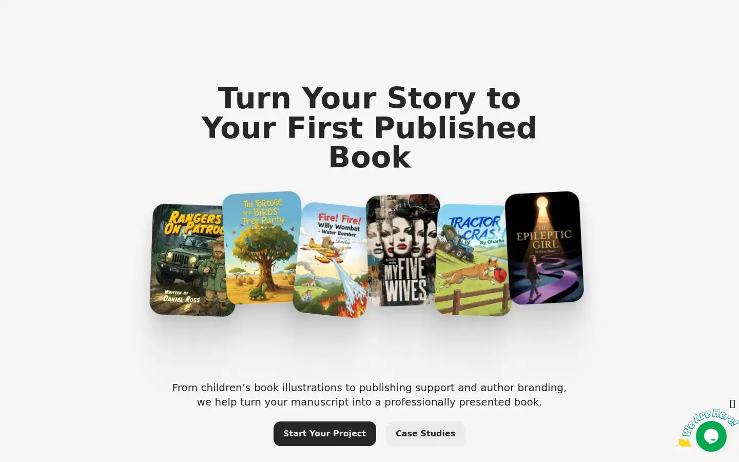 Screenshot of patrickwhitepublishing.com