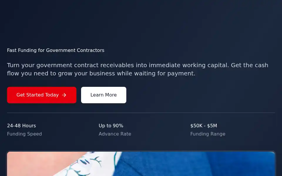 Screenshot of patriotfunding.com
