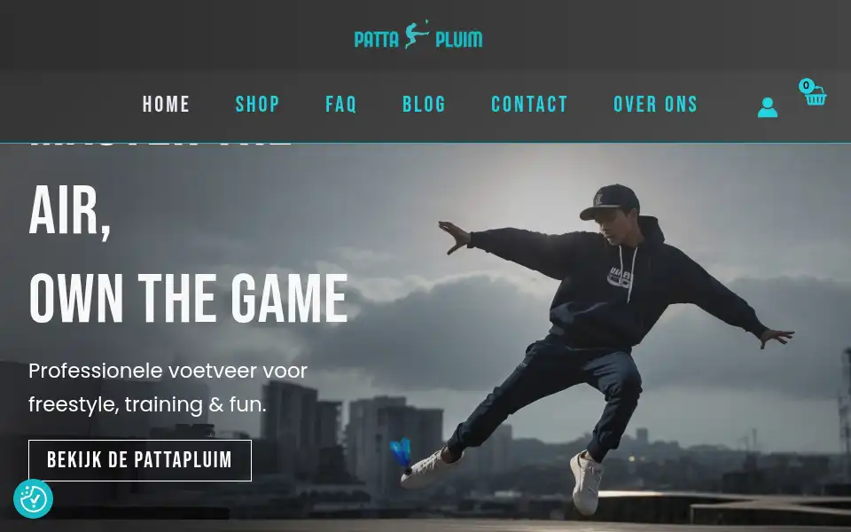 Screenshot of pattapluim.nl
