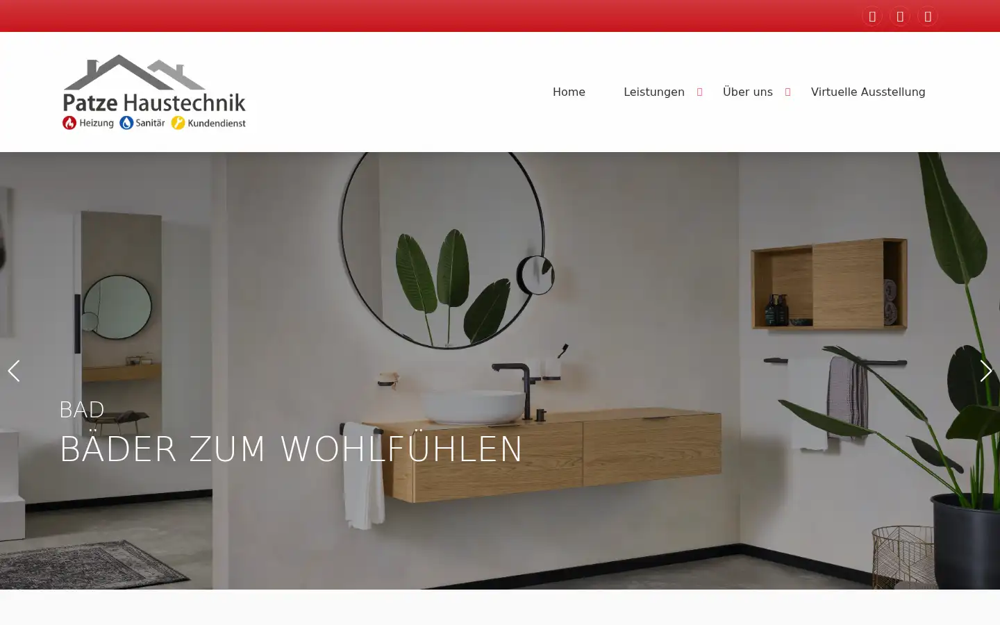 Screenshot of patze-haustechnik.de