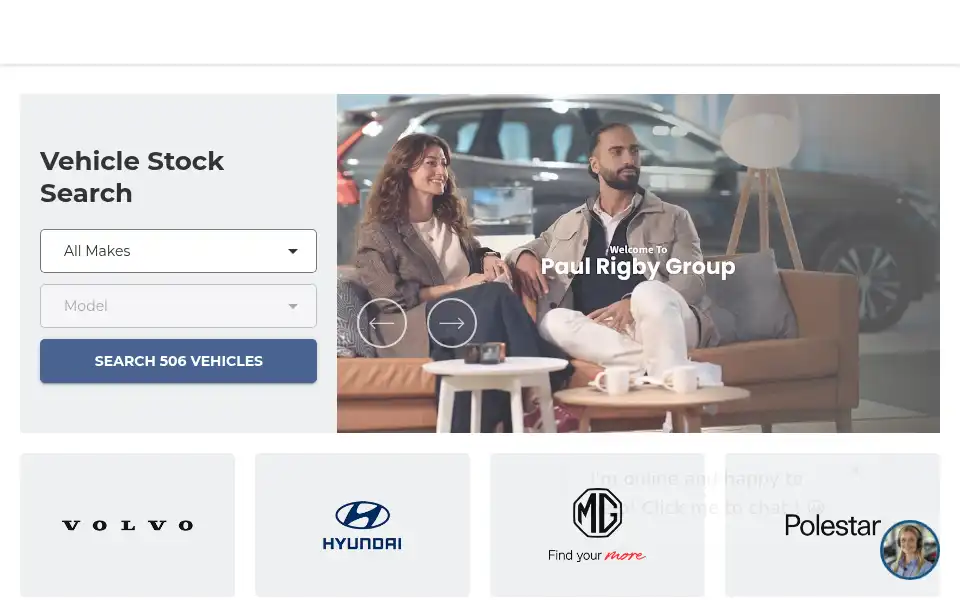 Screenshot of paulrigbygroup.co.uk