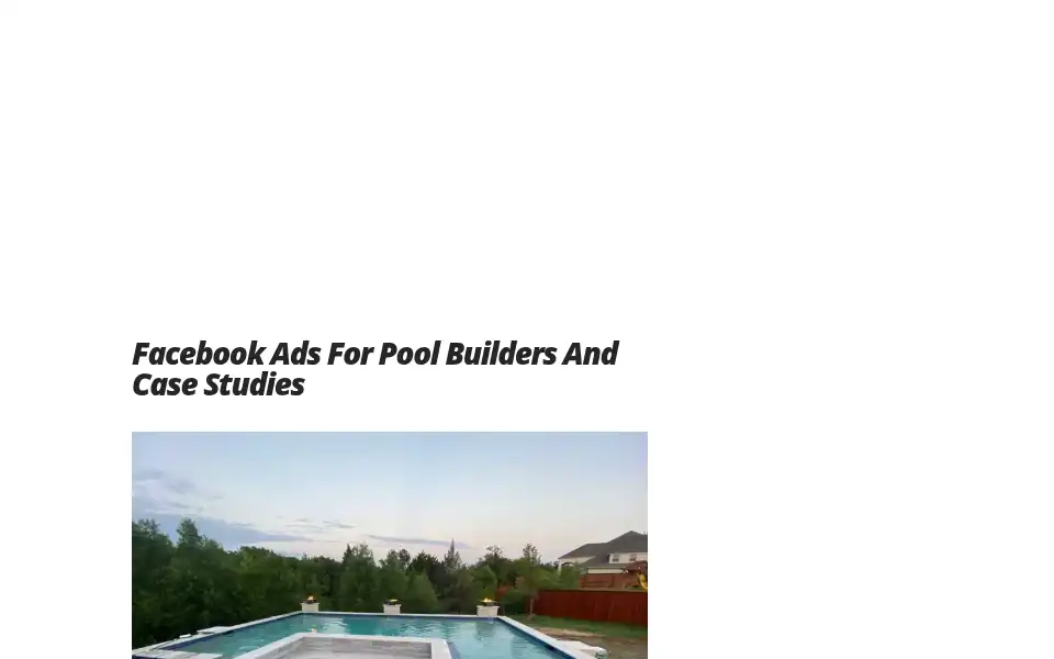 Screenshot of paverandpooldigitalmarketing.com