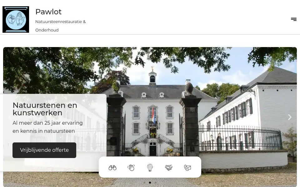 Screenshot of pawlot.nl