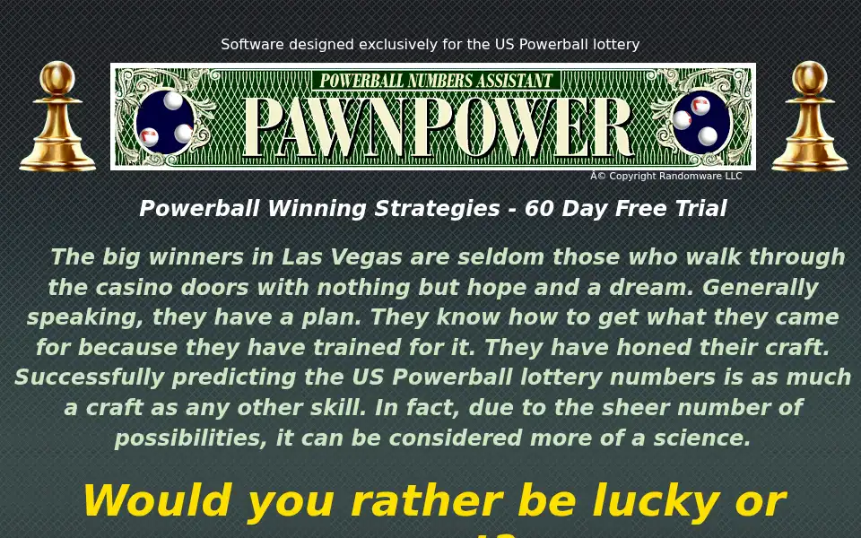 Screenshot of pawnpower.net