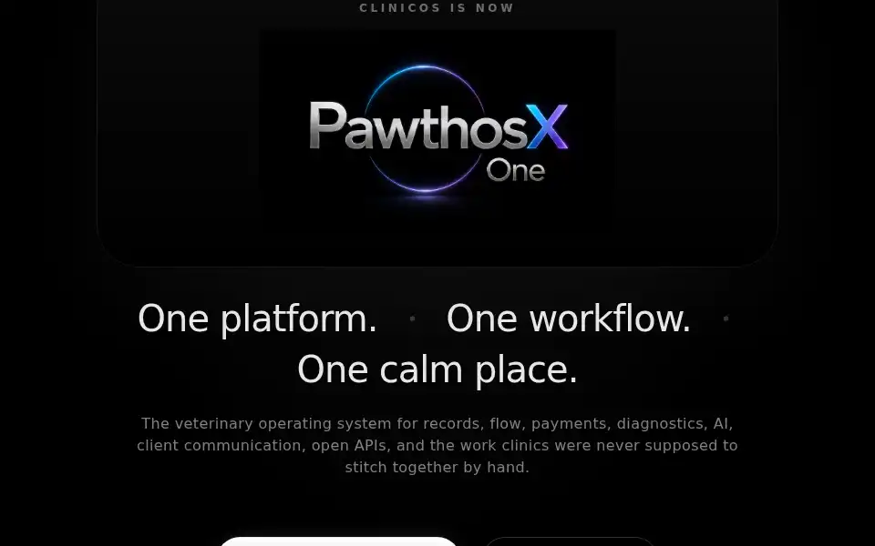 Screenshot of pawthosx.com