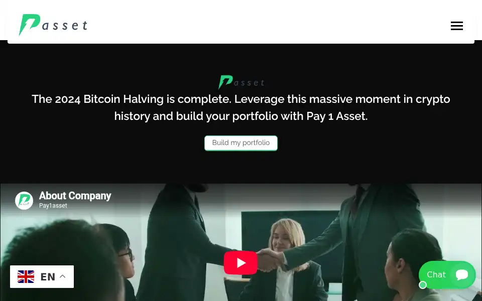 Screenshot of pay1asset.com