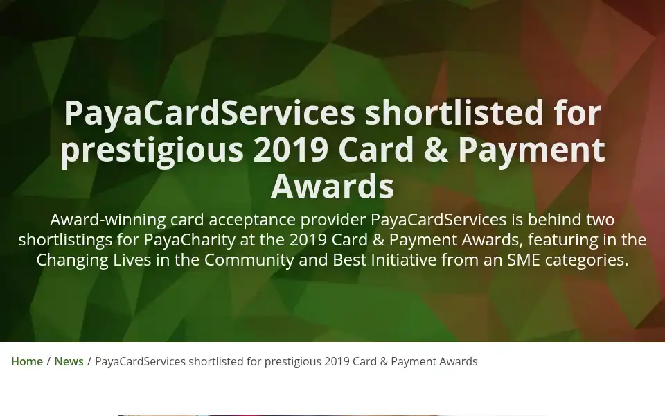 Screenshot of payacardservices.com