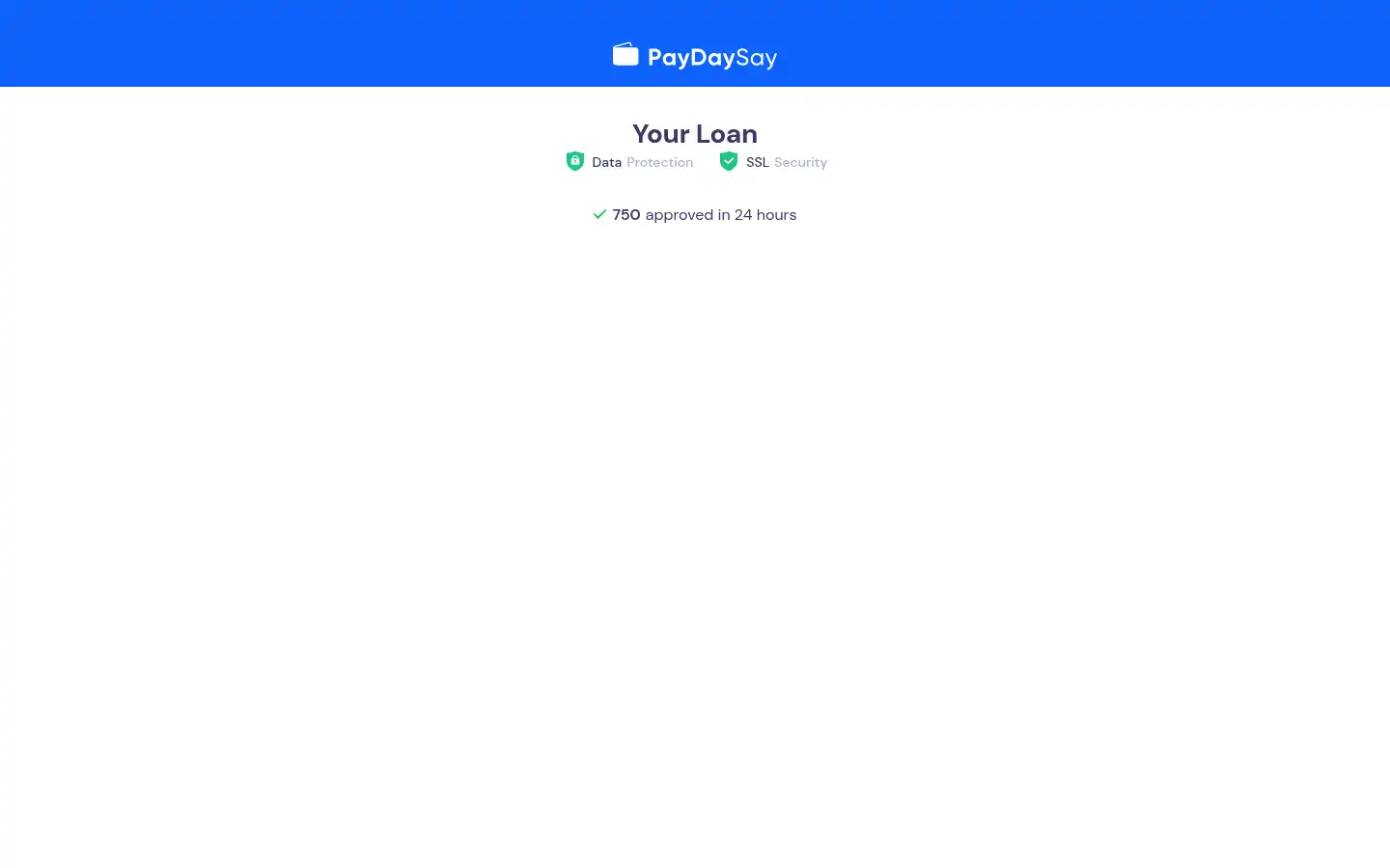Screenshot of paydaysay.com