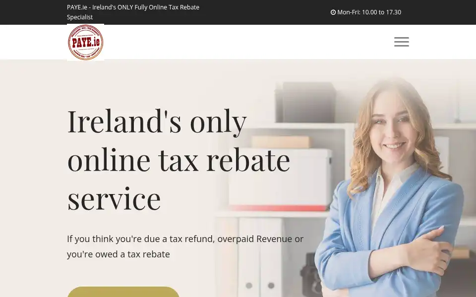 Screenshot of paye.ie