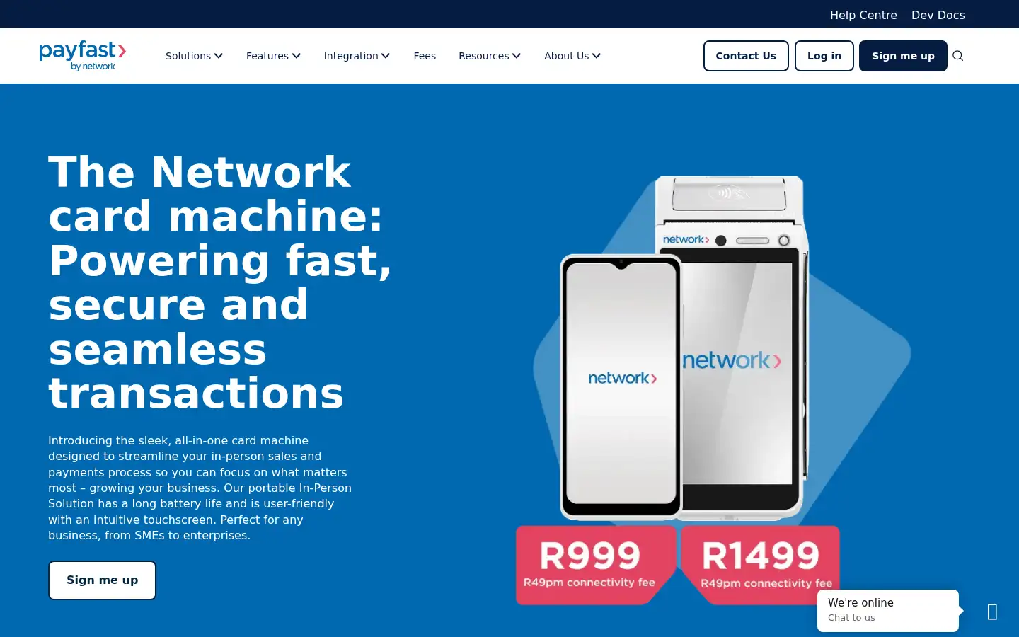 Screenshot of payfast.io